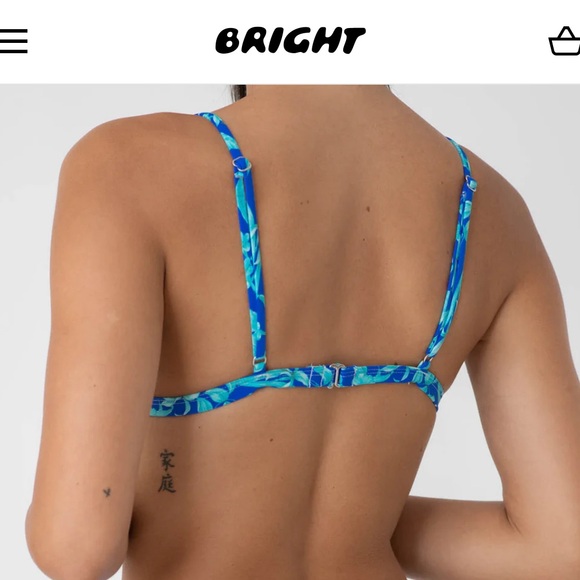 Bright swimwear black “bali” bikini top - Picture 6 of 6